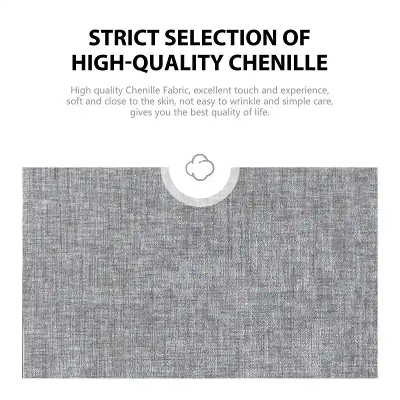 Fauteuil d'appoint rembourré pivotant large de 88,1 cm en chenille de style moderne et doux