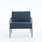 Fauteuil d'appoint rembourré pivotant large de 88,1 cm en chenille de style moderne et doux
