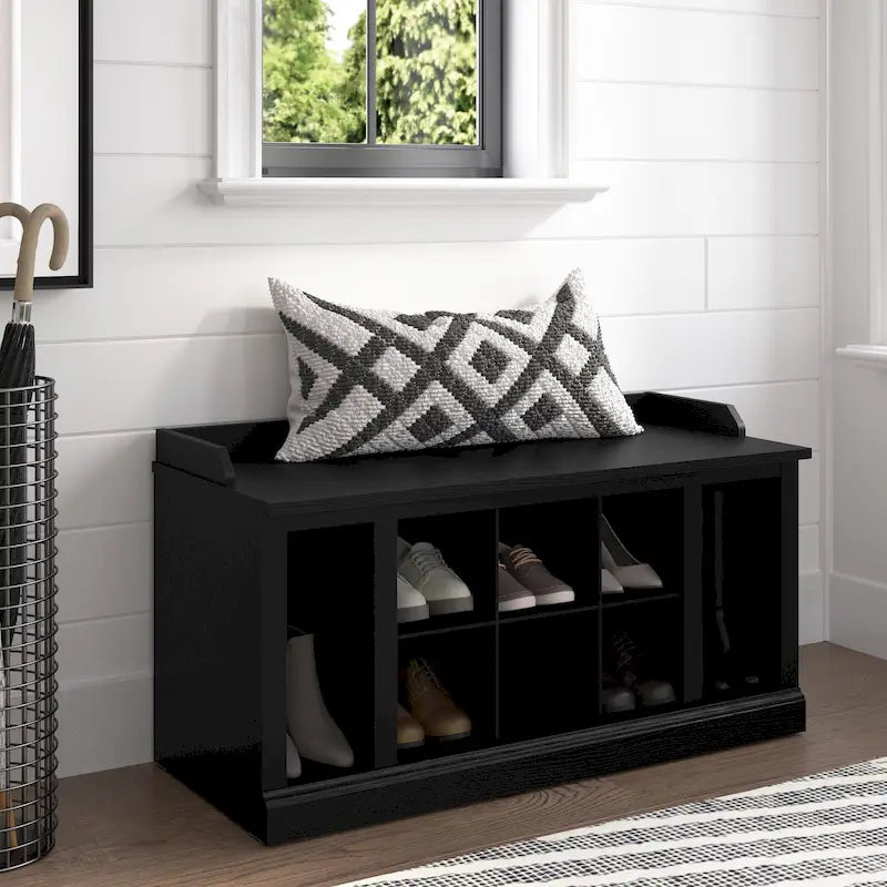 Banc de rangement pour chaussures Woodland 40W avec étagères par