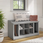 Woodland 40W Shoe Storage Bench with Shelves by 