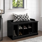 Banc de rangement pour chaussures Woodland 40W avec étagères par