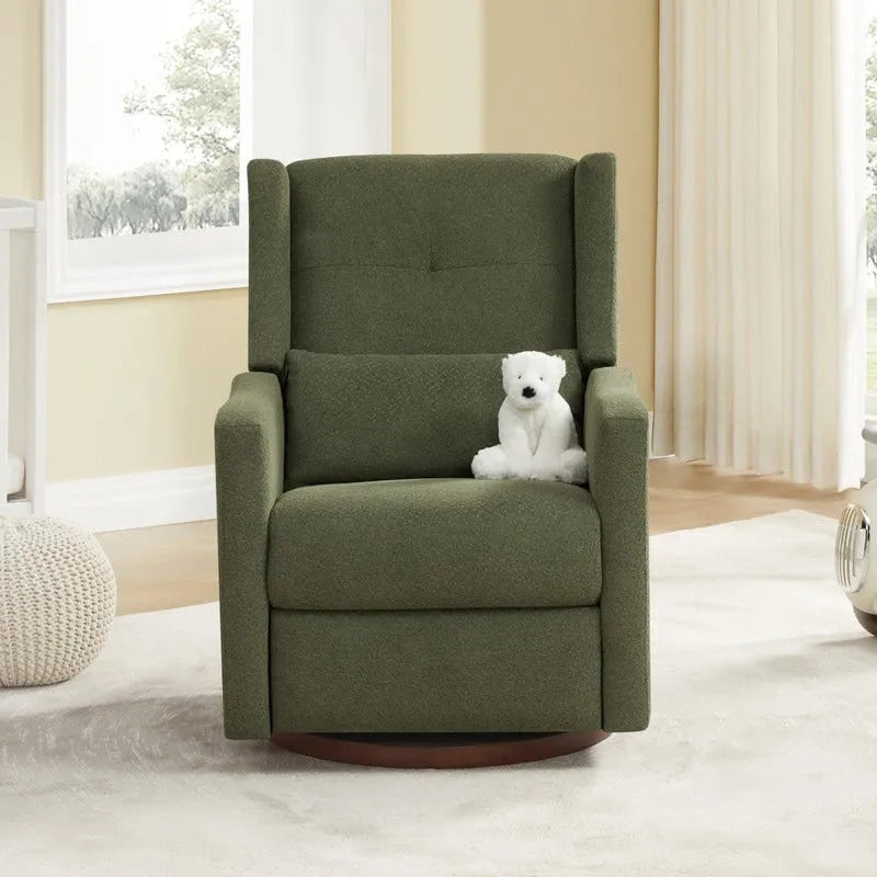 Fauteuil inclinable pivotant et coulissant manuel Lincoln avec oreiller lombaire