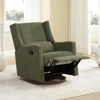 Fauteuil inclinable pivotant et coulissant manuel Lincoln avec oreiller lombaire