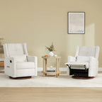 Fauteuil inclinable pivotant et coulissant manuel Lincoln avec oreiller lombaire