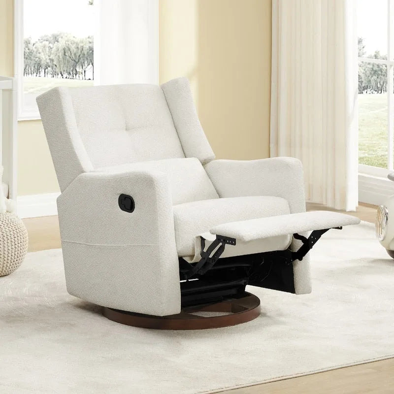 Fauteuil inclinable pivotant et coulissant manuel Lincoln avec oreiller lombaire