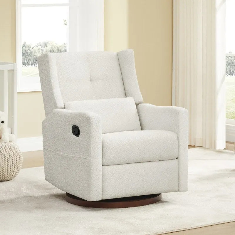 Fauteuil inclinable pivotant et coulissant manuel Lincoln avec oreiller lombaire