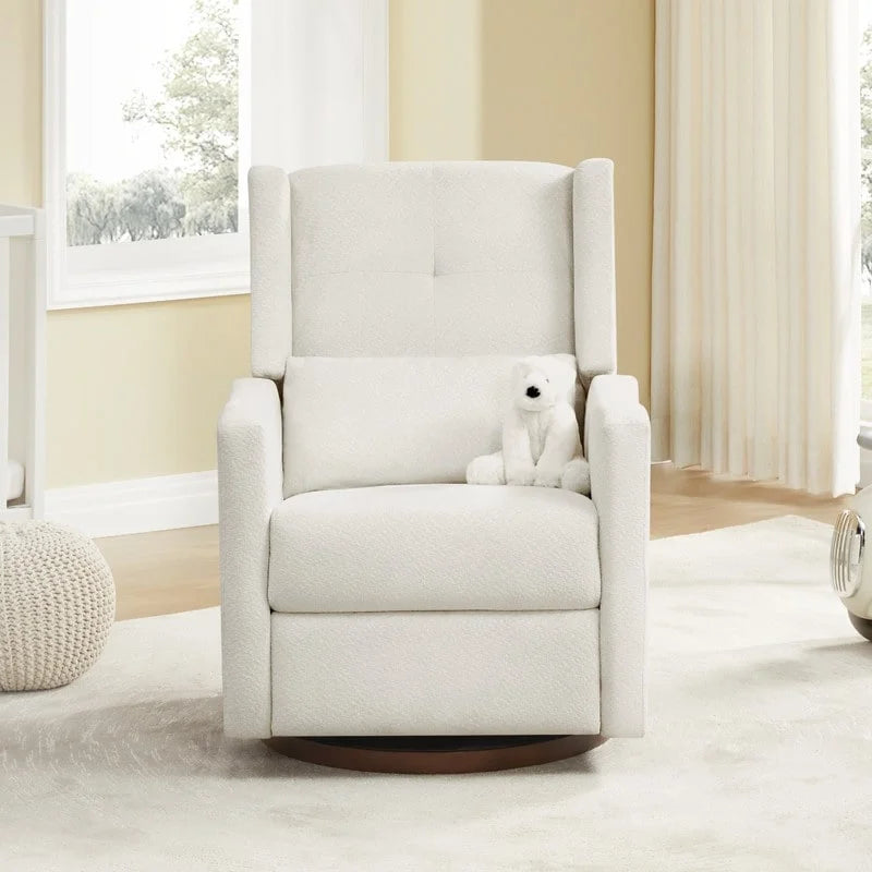 Fauteuil inclinable pivotant et coulissant manuel Lincoln avec oreiller lombaire
