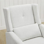 Fauteuil inclinable pivotant et coulissant manuel Lincoln avec oreiller lombaire