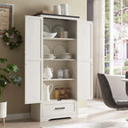 Armoire de cuisine de ferme, meubles de rangement en bois