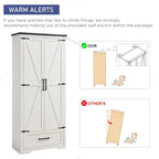 Armoire de cuisine de ferme, meubles de rangement en bois
