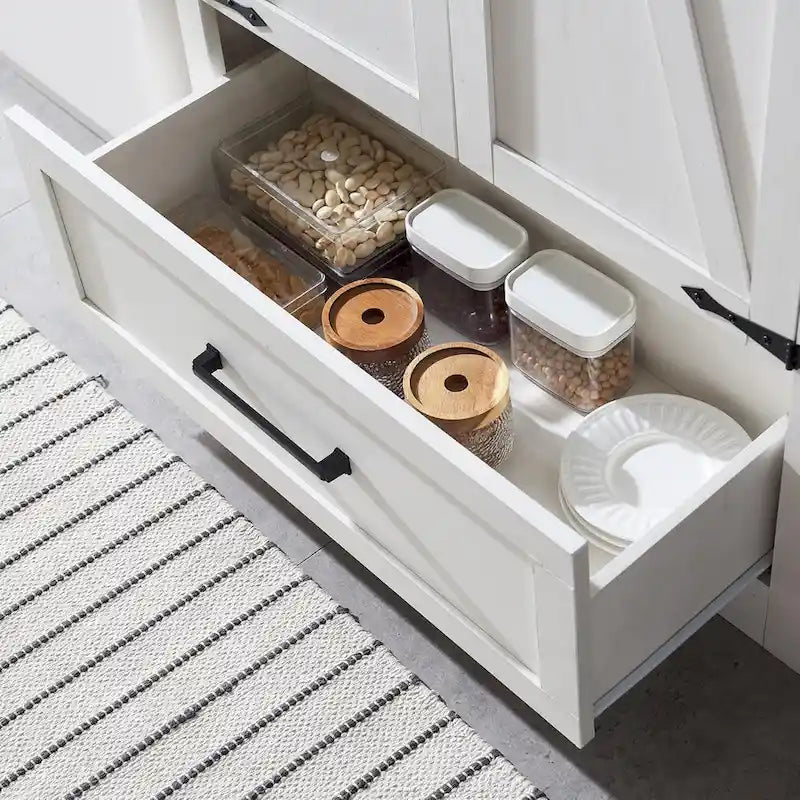 Armoire de cuisine de ferme, meubles de rangement en bois