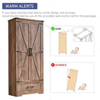 Armoire de cuisine de ferme, meubles de rangement en bois