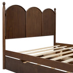 Lit plateforme Queen Size avec 2 tiroirs, cadre de lit multifonctionnel avec lit gigogne double XL