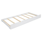 Lit plateforme Queen Size avec 2 tiroirs, cadre de lit multifonctionnel avec lit gigogne double XL