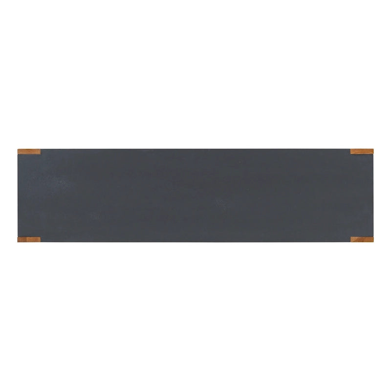Console étroite et longue avec étagère inférieure