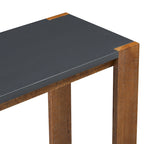 Console étroite et longue avec étagère inférieure