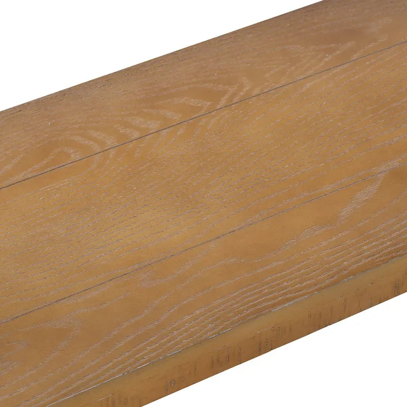 Console étroite et longue avec étagère inférieure
