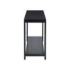 Console étroite et longue avec étagère inférieure