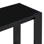 Console étroite et longue avec étagère inférieure