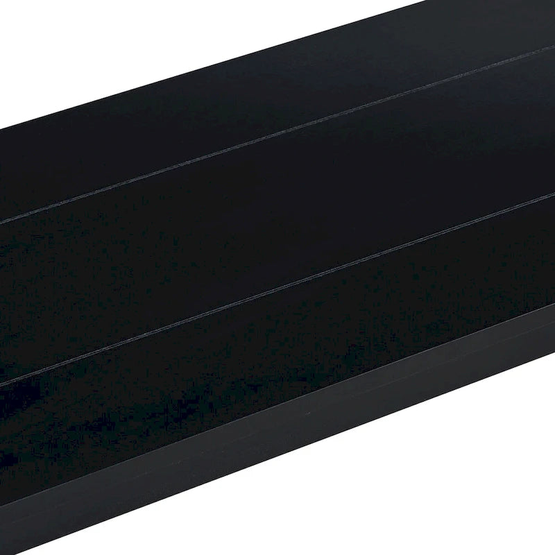 Console étroite et longue avec étagère inférieure