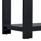 Console étroite et longue avec étagère inférieure