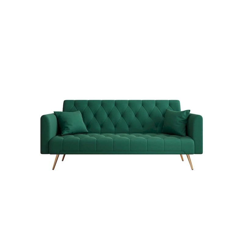 Canapé-lit double convertible rembourré – 19.00 x 71.00 x 30.00