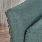 Fauteuil inclinable en tissu touffeté Cerelia par
