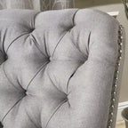 Fauteuil inclinable en tissu touffeté Cerelia par