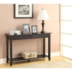  American Heritage 1 Drawer Console Table with Shelf