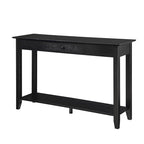 Console de style américain à 1 tiroir avec étagère