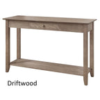 Console de style américain à 1 tiroir avec étagère
