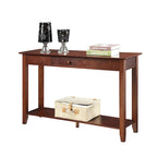 Console de style américain à 1 tiroir avec étagère