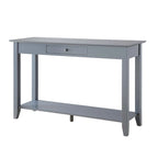 Console de style américain à 1 tiroir avec étagère