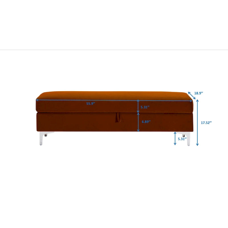 Bancs modernes avec rangement pour salon et chambre