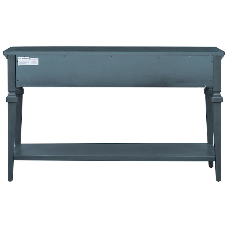 Console de style rétro classique avec trois tiroirs