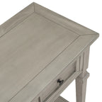 Console de style rétro classique avec trois tiroirs