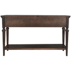 Console de style rétro classique avec trois tiroirs