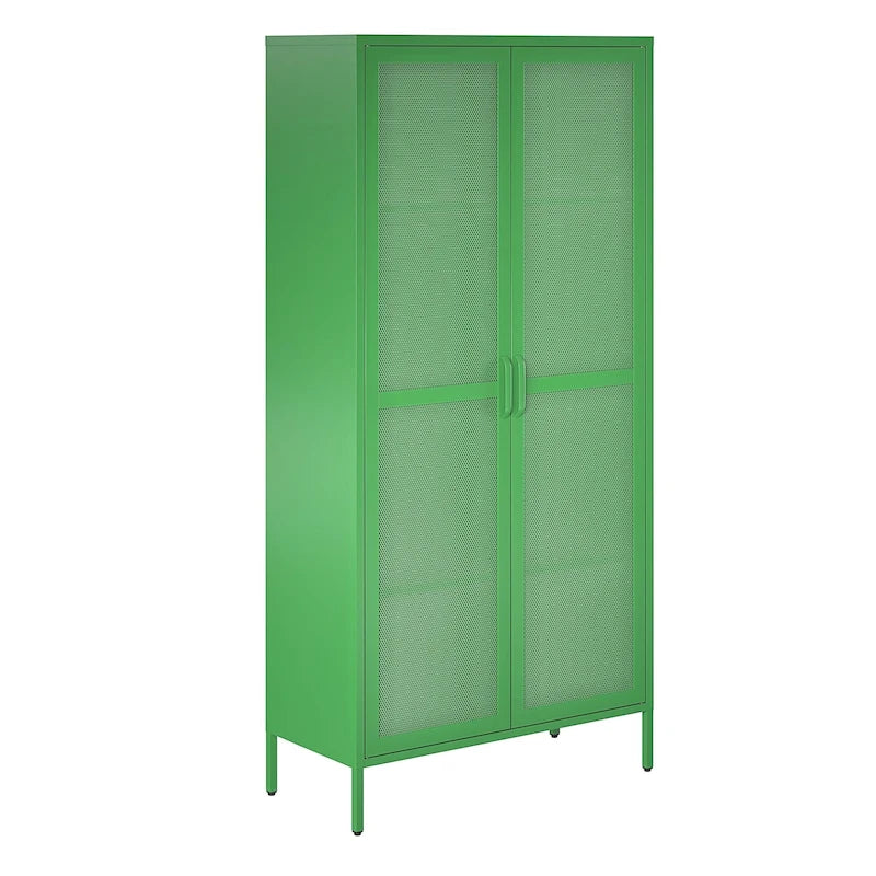 L'armoire de rangement haute en métal à 2 portes Channing