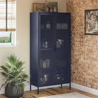 The  Channing Tall 2 Door Metal Storage Cabinet