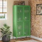 L'armoire de rangement haute en métal à 2 portes Channing