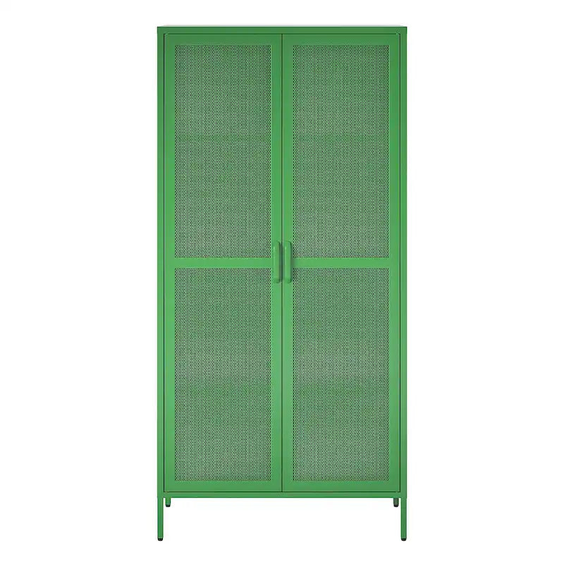 L'armoire de rangement haute en métal à 2 portes Channing