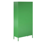 L'armoire de rangement haute en métal à 2 portes Channing