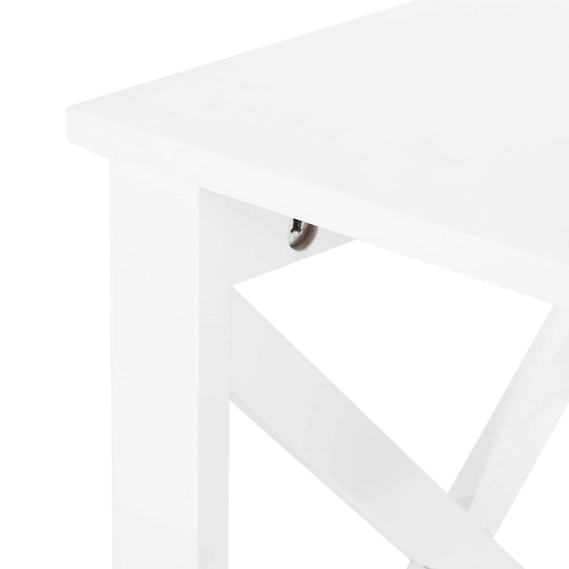 Étagère de rangement de salle de bain en bois manufacturé Loverin avec tiroir par