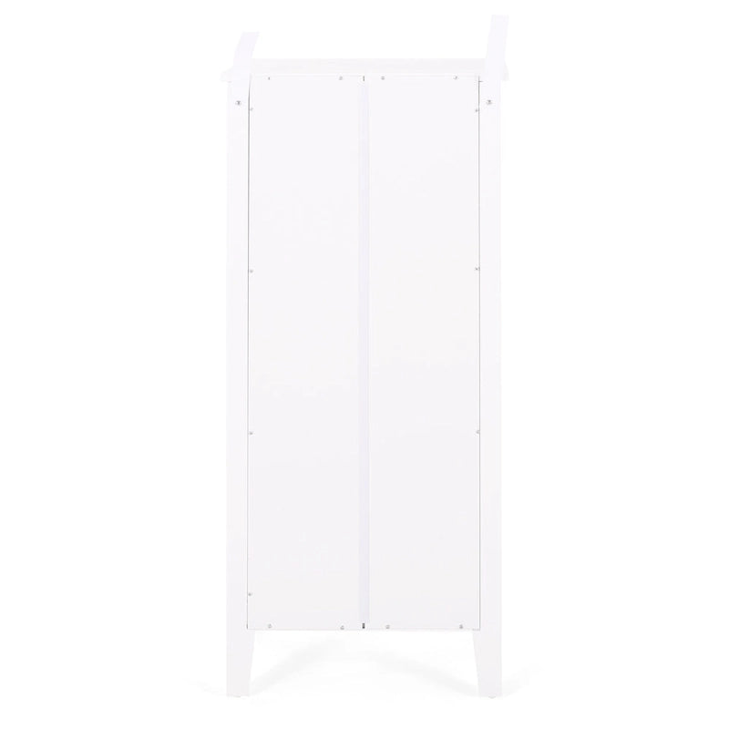 Étagère de rangement de salle de bain en bois manufacturé Loverin avec tiroir par