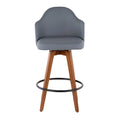 Tabouret de comptoir Valsatra Mid-century Modern