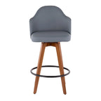 Tabouret de comptoir Valsatra Mid-century Modern