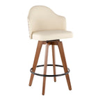 Tabouret de comptoir Valsatra Mid-century Modern