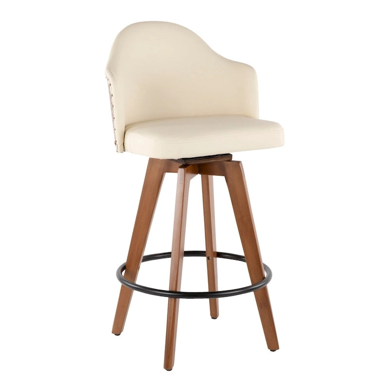 Tabouret de comptoir Valsatra Mid-century Modern