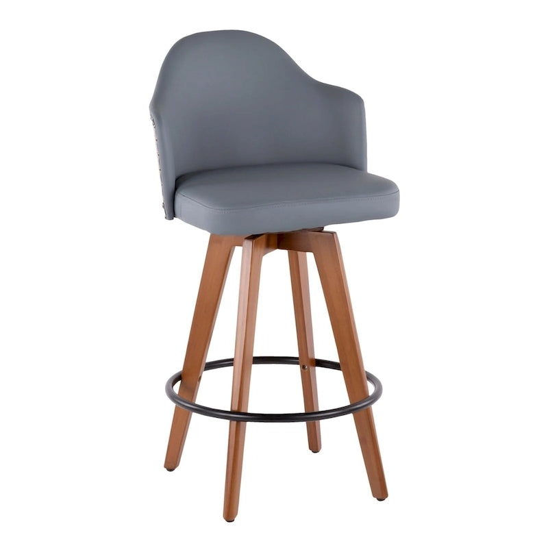 Tabouret de comptoir Valsatra Mid-century Modern