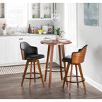 Tabouret de comptoir Valsatra Mid-century Modern